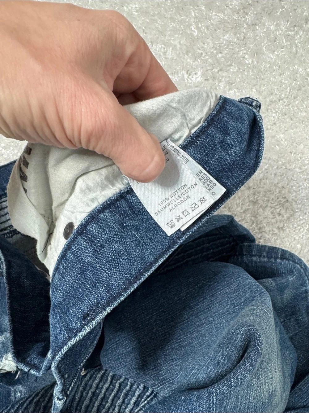 True religion mens Rocco jeans relaxed skinny size 38